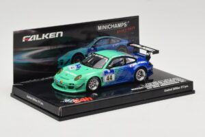 Porsche 911 997 GT3 R #44 Team Falken S. Henzler / P. Dumbreck / M. Ragginger / S. Asch 24 Hours Nurburgring 2011 Minichamps  - 画像 2/4