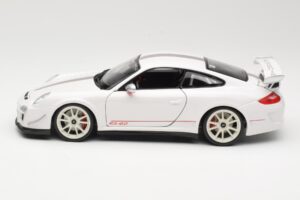 Porsche 911 997 GT3 RS 4.0 ホワイト Bburago 1:18 18-11036 メタル - 画像 4/8