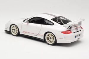 Porsche 911 997 GT3 RS 4.0 ホワイト Bburago 1:18 18-11036 メタル - 画像 7/8