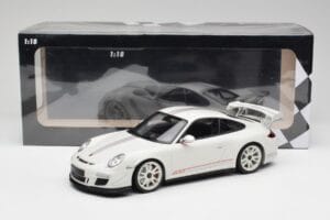 Porsche 911 997 GT3 RS 4.0 ホワイト Minichamps 1:18 155062221 メタル - 画像 6/6