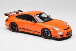 Porsche 911 997 GT3 RS オレンジ Minichamps 1:18 155062122 メタル - 画像 4/6