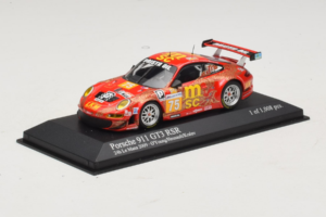 Porsche 911 997 GT3 RSR #75 O. Young / P. Hesnault 24 Hours of Le Mans 2009 Minichamps 1:43 400096975 メタル - 画像 2/4