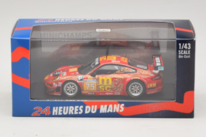 Porsche 911 997 GT3 RSR #75 O. Young / P. Hesnault 24 Hours of Le Mans 2009 Minichamps 1:43 400096975 メタル - 画像 4/4