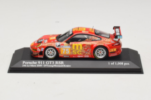 Porsche 911 997 GT3 RSR #75 O. Young / P. Hesnault 24 Hours of Le Mans 2009 Minichamps 1:43 400096975 メタル