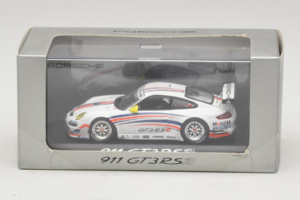 Porsche 911 997 GT3 RSR ホワイト ブルー オレンジ ストライプ 2007 Minichamps 1:43 WAP02000618 メタル - 画像 4/4