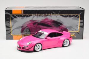 Porsche 911 997 RWB ピンク IXO 1:18 18CMC167 メタル - 画像 5/5