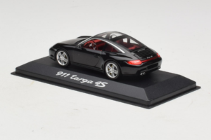 Porsche 911 997 Targa 4S ブラック Minichamps 1:43 WAP02002518 メタル - 画像 3/4