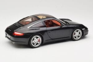 Porsche 911 997 Targa ブラック Norev 1:18 187506 メタル - 画像 3/8