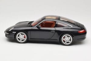 Porsche 911 997 Targa ブラック Norev 1:18 187506 メタル - 画像 4/8