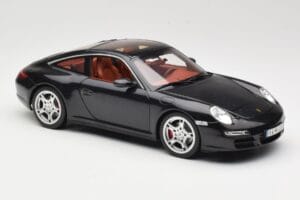 Porsche 911 997 Targa ブラック Norev 1:18 187506 メタル - 画像 6/8
