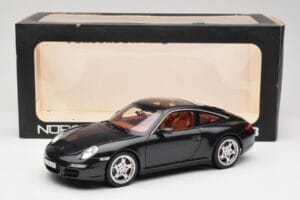 Porsche 911 997 Targa ブラック Norev 1:18 187506 メタル - 画像 8/8