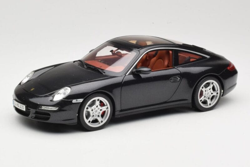 Porsche 911 997 Targa ブラック Norev 1:18 187506 メタル
