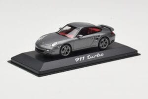 Porsche 911 997 Turbo Anthracite Grey Minichamps 1:43 WAP0200010A メタル - 画像 2/4