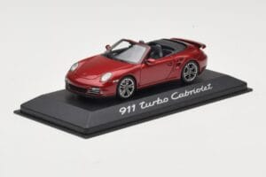 Porsche 911 997 Turbo カブリオレ レッド Minichamps 1:43 WAP0200130A メタル - 画像 2/4