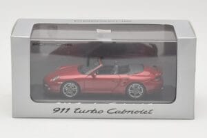 Porsche 911 997 Turbo カブリオレ レッド Minichamps 1:43 WAP0200130A メタル - 画像 4/4