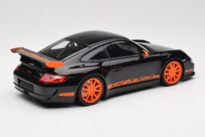 Porsche 911 997.1 GT3 RS ブラック Minichamps 1:18 155062121 メタル - 画像 2/6