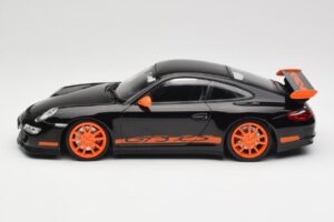 Porsche 911 997.1 GT3 RS ブラック Minichamps 1:18 155062121 メタル - 画像 3/6