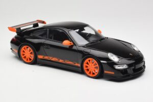 Porsche 911 997.1 GT3 RS ブラック Minichamps 1:18 155062121 メタル - 画像 4/6