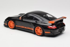 Porsche 911 997.1 GT3 RS ブラック Minichamps 1:18 155062121 メタル - 画像 5/6