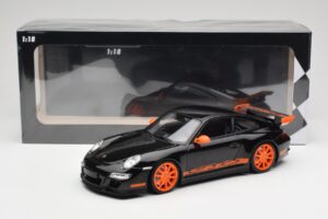 Porsche 911 997.1 GT3 RS ブラック Minichamps 1:18 155062121 メタル - 画像 6/6