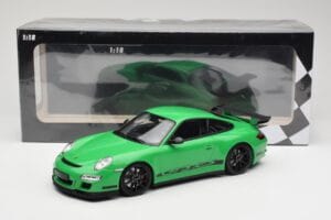 Porsche 911 997.1 GT3 RS グリーン Minichamps 1:18 155062124 メタル - 画像 6/6