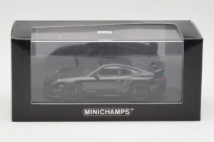 Porsche 911 997.2 GT2 RS ブラック ブラックホイール Minichamps 1:43 400069404 メタル - 画像 4/4