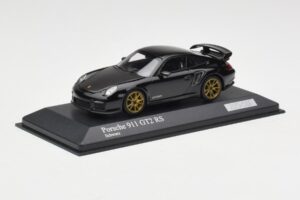 Porsche 911 997.2 GT2 RS ブラック ゴールドホイール Minichamps 1:43 400069402 メタル - 画像 2/4