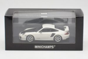 Porsche 911 997.2 GT2 RS ホワイト シルバーホイール Minichamps 1:43 400069405 メタル - 画像 4/4