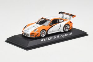 Porsche 911 GT3 R Hybrid 997.2 Presentation White Orange Minichamps 1:43 WAP0201170B メタル - 画像 2/4