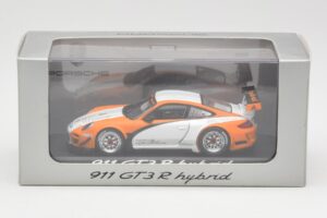 Porsche 911 GT3 R Hybrid 997.2 Presentation White Orange Minichamps 1:43 WAP0201170B メタル - 画像 4/4