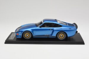 Porsche 911 930 Almeras Biturbo 3.3 ブルー Kess 1:18 KE18005A レジン - 画像 3/6