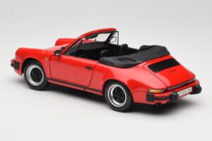 Porsche 911 SC カブリオレ レッド Minichamps 1:18 100063030 メタル - 画像 7/8