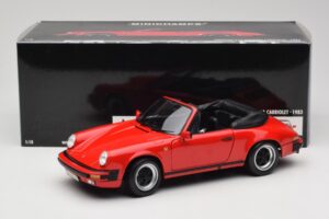 Porsche 911 SC カブリオレ レッド Minichamps 1:18 100063030 メタル - 画像 8/8