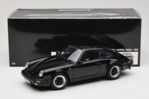 Porsche 911 Carrera 3.2 ブラック Minichamps 1:18 100063060-R1 メタル - 画像 8/8