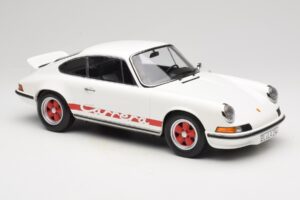 Porsche 911 Carrera RS 2.7 Grand Prix White With Red Norev 1:12 127514 メタル - 画像 4/6