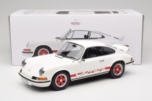 Porsche 911 Carrera RS 2.7 Grand Prix White With Red Norev 1:12 127514 メタル - 画像 6/6