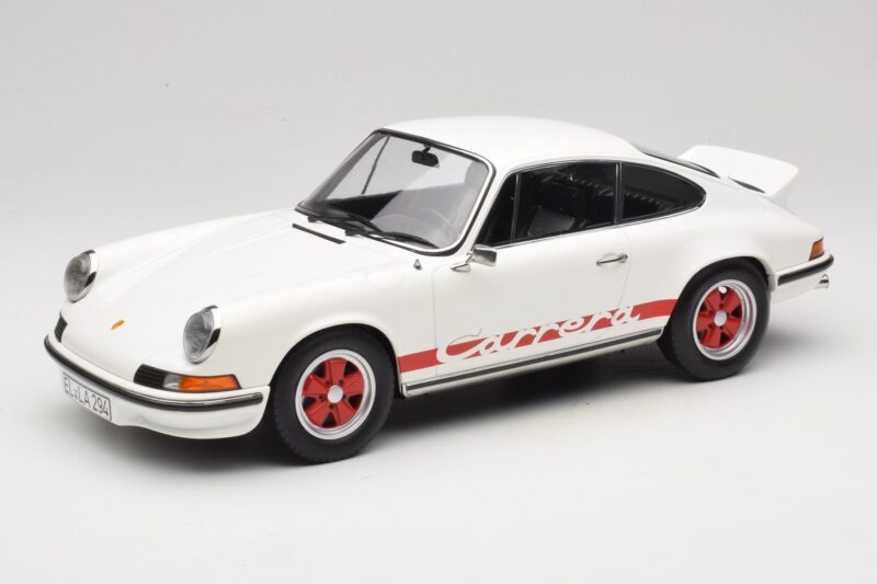 Porsche 911 Carrera RS 2.7 Grand Prix White With Red Norev 1:12 127514 メタル