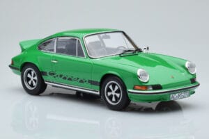 Porsche 911 Carrera RS 2.7 グリーン Norev 1:18 187680 メタル - 画像 4/6