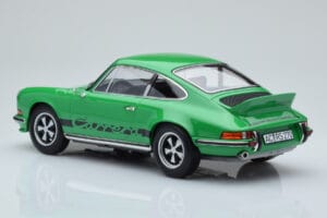 Porsche 911 Carrera RS 2.7 グリーン Norev 1:18 187680 メタル - 画像 5/6