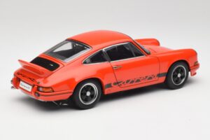 Porsche 911 Carrera RS 2.7 オレンジ & ブラックストライプ AUTOart 1:18 78054 メタル - 画像 3/8
