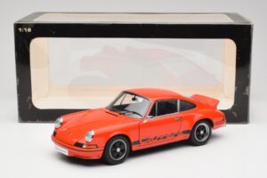 Porsche 911 Carrera RS 2.7 オレンジ & ブラックストライプ AUTOart 1:18 78054 メタル - 画像 8/8