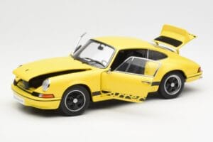 Porsche 911 Carrera RS 2.7 イエロー AUTOart 1:18 78053 メタル - 画像 2/8