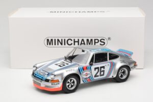 Porsche 911 Carrera RSR Group 4 GT #26 Martini Racing H. Muller / G. van Lennep GT Class Winner 1000 km Dijon 1973 Minichamps - 画像 6/6