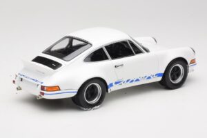 Porsche 911 Carrera RSR Group 4 GT ホワイト & ブルー 1973 Minichamps 1:18 107065020 メタル - 画像 2/6