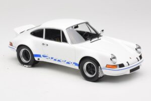 Porsche 911 Carrera RSR Group 4 GT ホワイト & ブルー 1973 Minichamps 1:18 107065020 メタル - 画像 4/6