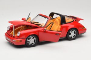 Porsche 911 Carrera Targa レッド Anson 1:18 3054 メタル - 画像 2/8