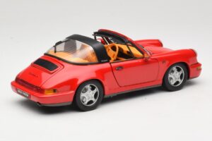 Porsche 911 Carrera Targa レッド Anson 1:18 3054 メタル - 画像 3/8