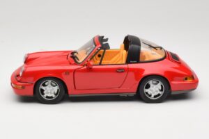 Porsche 911 Carrera Targa レッド Anson 1:18 3054 メタル - 画像 4/8