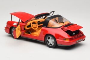 Porsche 911 Carrera Targa レッド Anson 1:18 3054 メタル - 画像 5/8