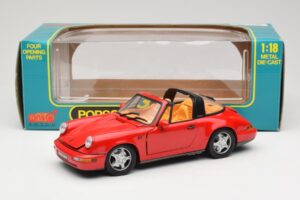 Porsche 911 Carrera Targa レッド Anson 1:18 3054 メタル - 画像 8/8